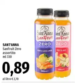 Famila Market Sant'Anna SanFruit Zero offerta