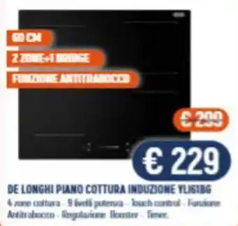 De Longhi piano cottura induzione YL61BG