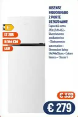 Vantaggi Sottocasa Hisense frigorifero 2 porte offerta