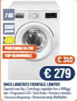 Vantaggi Sottocasa Smeg lavatrice frontale lbw70it offerta