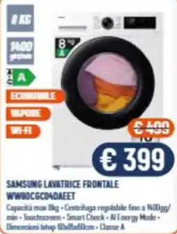 Vantaggi Sottocasa Samsung lavatrice frontale offerta