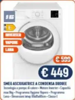 Vantaggi Sottocasa SmeG asciugatrice a condensa drogee offerta
