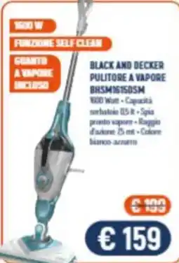 Vantaggi Sottocasa Black and Decker pulitore a vapore offerta
