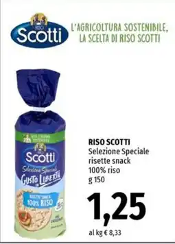 Famila Market Riso Scotti Selezione Speciale risette snack offerta