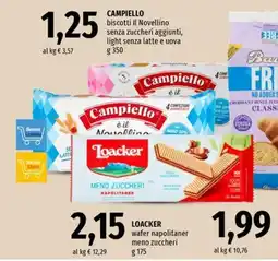 Famila Market Campiello biscotti Il Novellino offerta