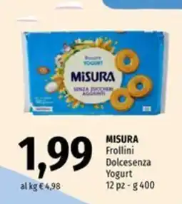 Famila Market Misura Frollini Dolcesenza Yogurt offerta