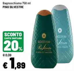 Iper La Grande Bagnoschiuma Pino Silvestre offerta