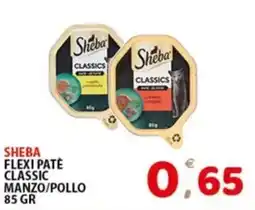 Premium Supermercati Sheba Flexi Pâté Classic Manzo/Pollo offerta