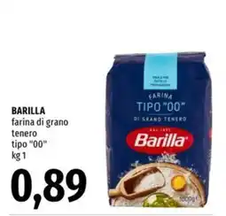 Famila Market Barilla farina di grano tenero tipo "00" offerta