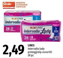Famila Market Lines intervallo lady offerta