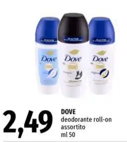 Famila Market Dove deodorante roll-on offerta