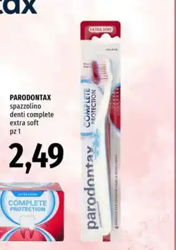 Famila Market Parodontax spazzolino denti complete extra soft offerta