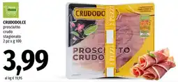 Famila Market CRUDODOLCE prosciutto crudo stagionato offerta
