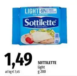 Famila Market Sottilette light offerta