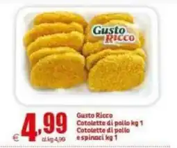 Elite Gusto Ricco Cotolette di pollo offerta