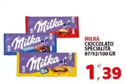 Premium Supermercati Milka Cioccolato Specialità offerta