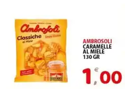 Premium Supermercati Ambrosoli caramelle al miele offerta