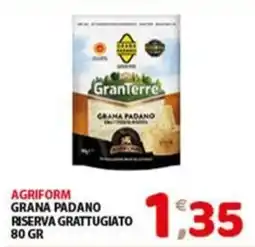 Mio Market Agriform Grana Padano Riserva Grattugiato offerta