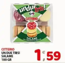 Mio Market Citterio un due tris! salame offerta
