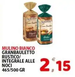Premium Supermercati Mulino Bianco Granbauletto Rustico/Integrale alle Noci offerta