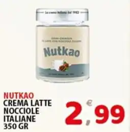 Premium Supermercati Nutkao crema latte nocciole offerta