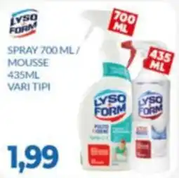 GeD Shopping Lysoform spray mousse offerta