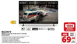 Comet Sony Smart TV LED 4K Ultra HD 55" offerta