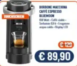 Vantaggi Sottocasa Borbone macchina caffè espresso bluemoon offerta