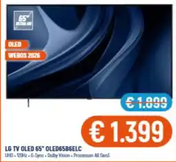 Vantaggi Sottocasa LG TV OLED 65" OLED65B6ELC offerta