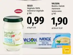 Famila Market Selex maionese vegetale offerta