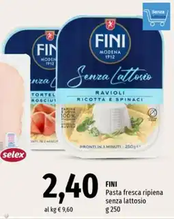 Famila Market FINI Pasta fresca ripiena senza lattosio offerta