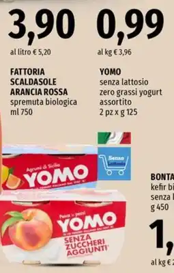Famila Market YOMO senza lattosio zero grassi yogurt assortito offerta
