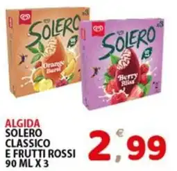Premium Supermercati Algida Solero classico e frutti rossi offerta