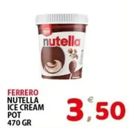 Premium Supermercati Ferrero Nutella Ice Cream Pot offerta