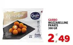 Premium Supermercati Garbo mozzarelle panate offerta
