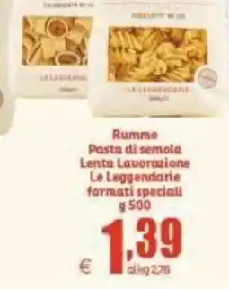 Elite Rummo Pasta di semola Lenta Lavorazione Le Leggendarie offerta