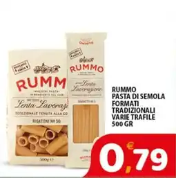 Premium Supermercati Rummo pasta di semola offerta