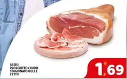 Premium Supermercati Assisi Prosciutto Crudo Stagionato Dolce offerta