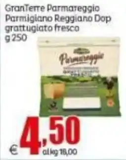 Elite GranTerre Parmareggio Parmigiano Reggiano Dop grattugiato fresco offerta