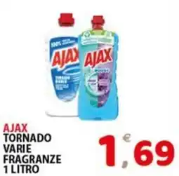 Premium Supermercati Ajax Tornado varie fragranze offerta