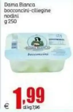 Elite Dama Bianca bocconcini-ciliegine nodini offerta