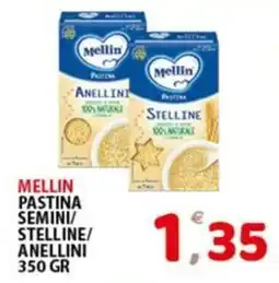 Premium Supermercati Mellin pastina semini/stelline/anellini offerta