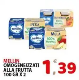 Premium Supermercati Mellin omogeneizzati alla frutta offerta