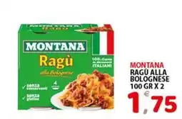 Premium Supermercati Montana Ragù alla Bolognese offerta
