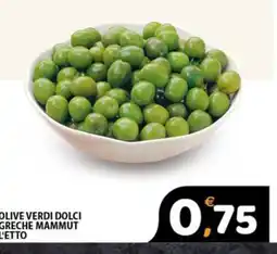Premium Supermercati Olive verdi dolci greche mammut offerta