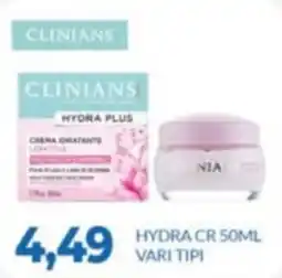 GeD Shopping Clinians Hydra Plus crema idratante offerta