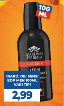 GeD Shopping Giardino dei sensi EDP men offerta