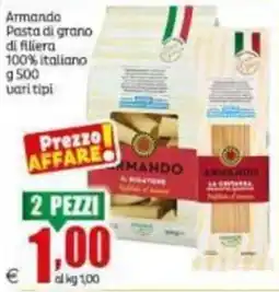 Elite Armando Pasta di grano di filiera offerta