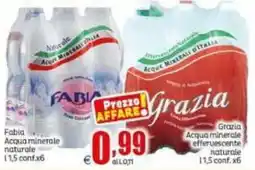 Elite Acqua minerale naturale Grazia offerta