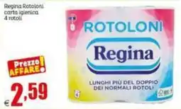 Elite Rotoloni carta igienica Regina offerta